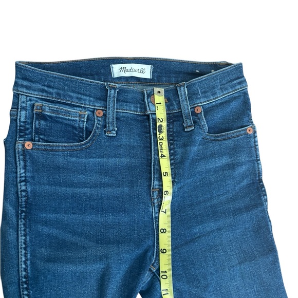 Madewell - Petite 10" High-Rise Skinny Jeans in Wendover Wash-Size 23P - Picture 8 of 12